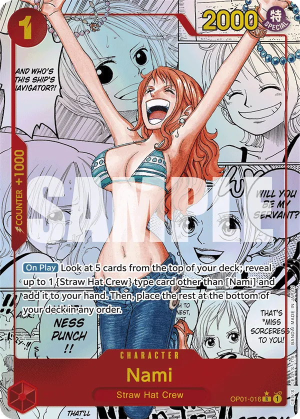 Nami OP01-016 Manga Rare