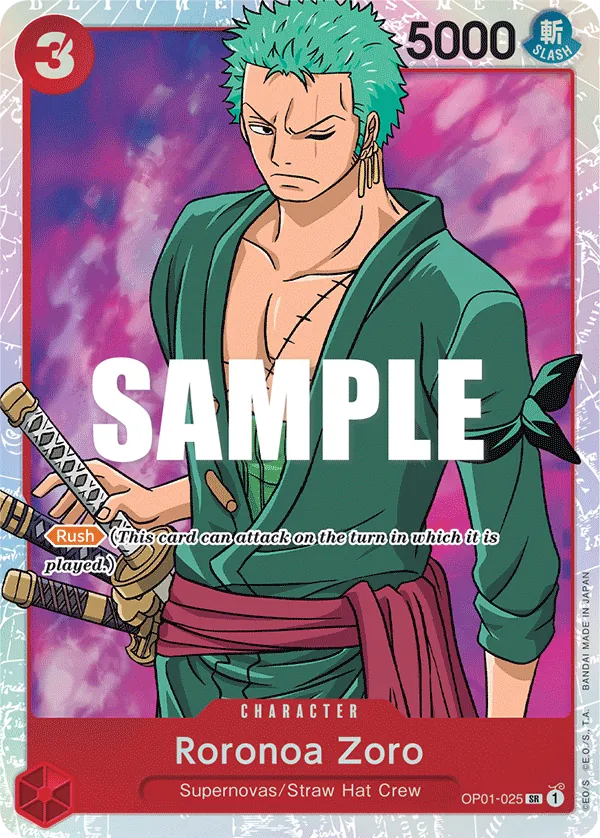 Roronoa Zoro OP01-025 Normal