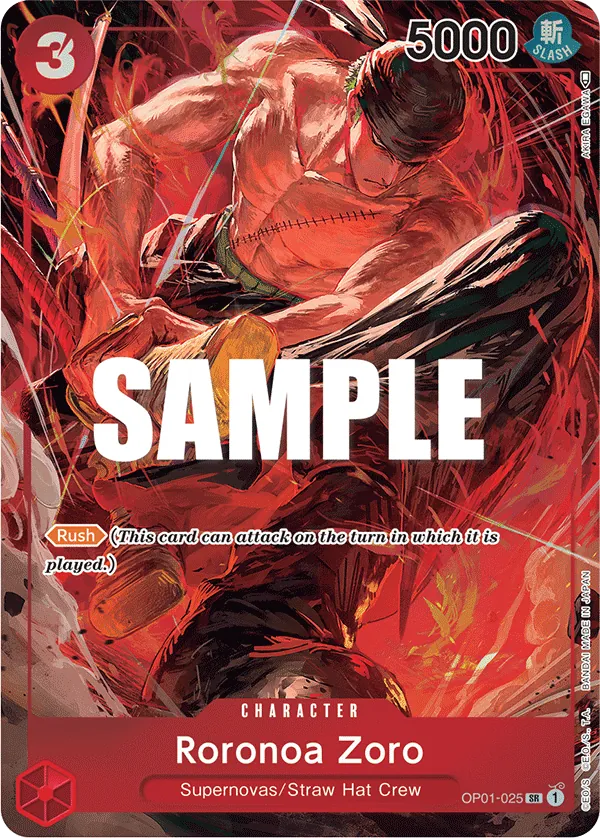 Roronoa Zoro OP01-025 Parallel