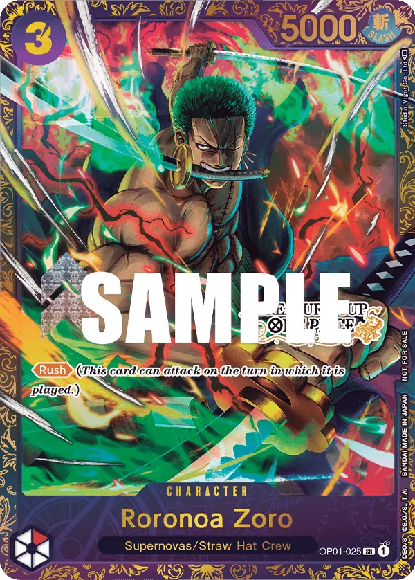 Roronoa Zoro OP01-025 Alternate Art