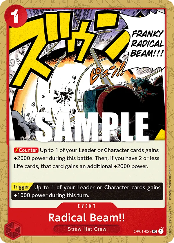 Radical Beam!! OP01-029 Normal
