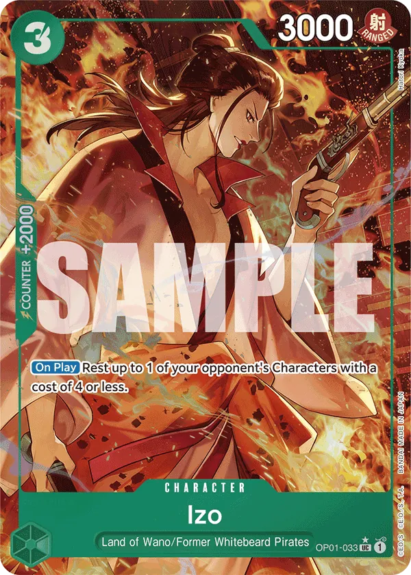 Izo OP01-033 Alternate Art