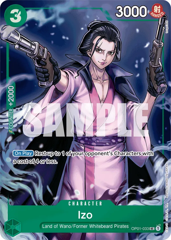 Izo OP01-033 Alternate Art