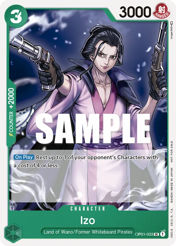 Izo OP01-033 Alternate Art