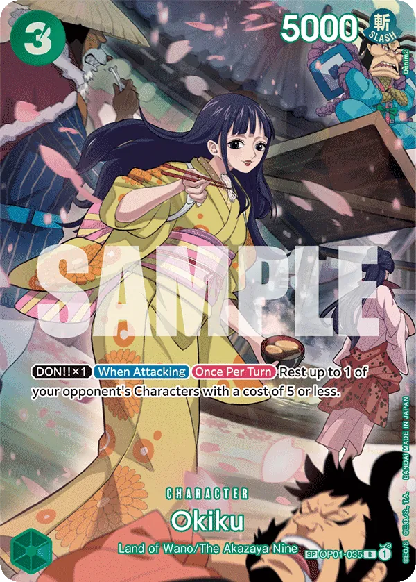 Okiku OP01-035 Alternate Art