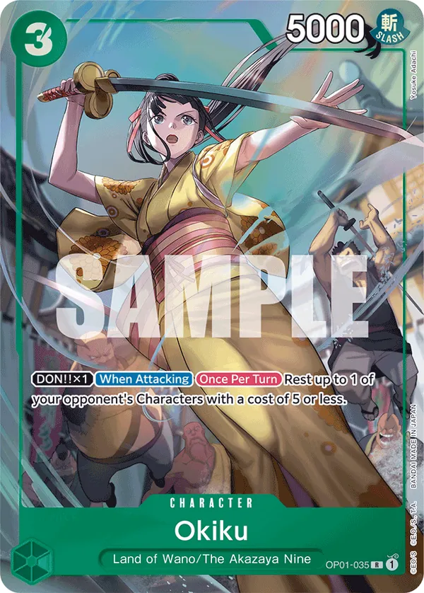 Okiku OP01-035 Alternate Art