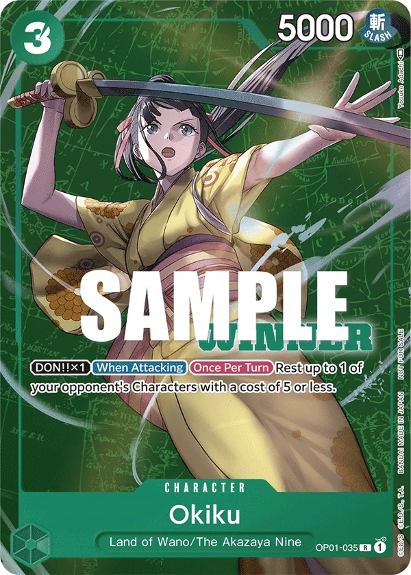 Okiku OP01-035 Full Art