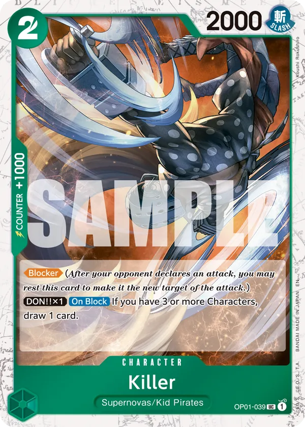 Killer OP01-039 Pirate Foil