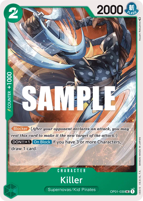 Killer OP01-039 Reprint