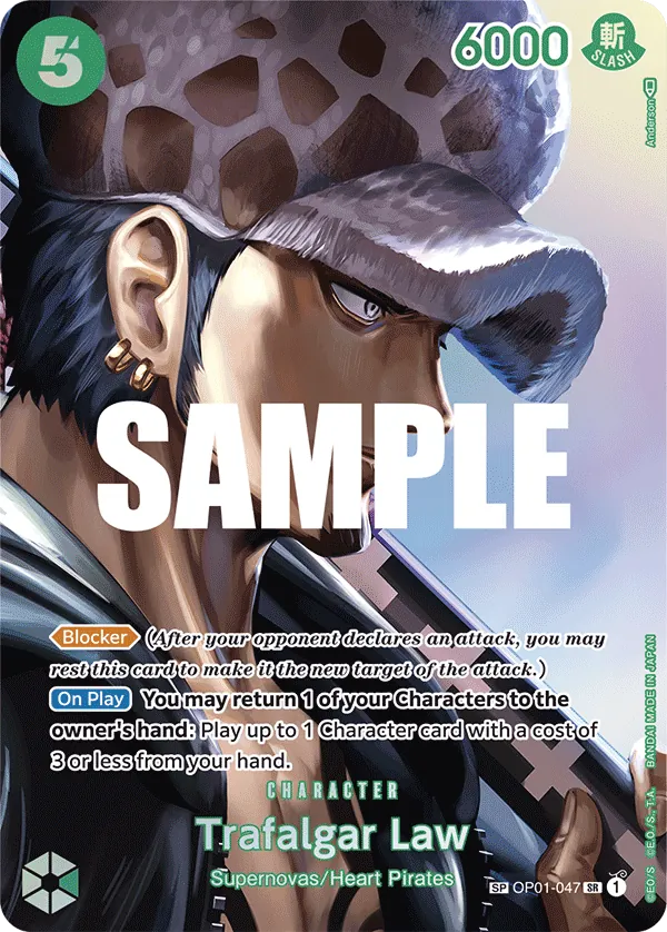 Trafalgar Law OP01-047 Alternate Art