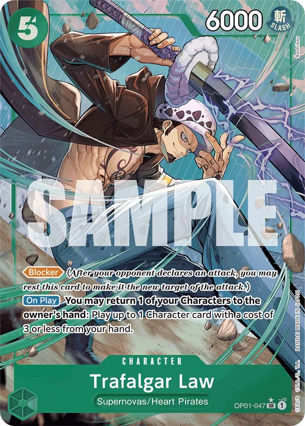 Trafalgar Law OP01-047 Alternate Art
