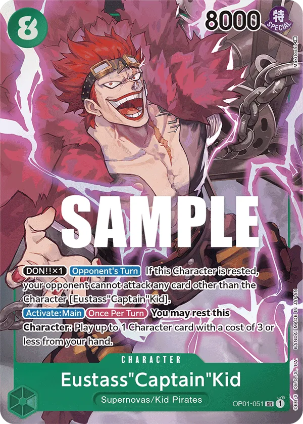 Eustass"Captain"Kid OP01-051 Parallel