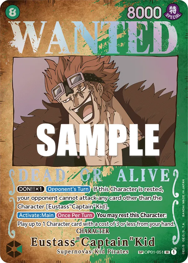 Eustass"Captain"Kid OP01-051 Alternate Art