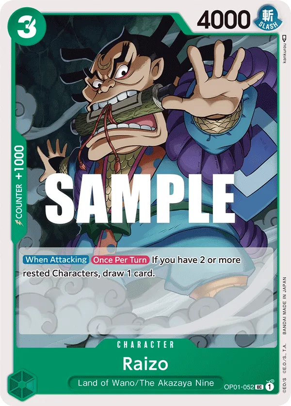 Raizo OP01-052 Normal