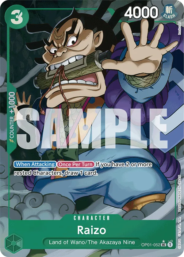 Raizo OP01-052 Full Art