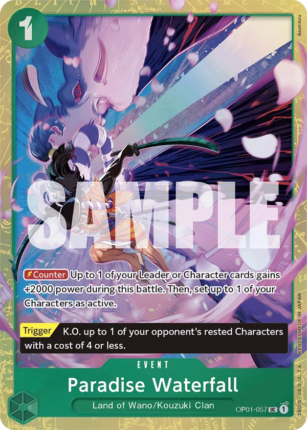 Paradise Waterfall OP01-057 Alternate Art