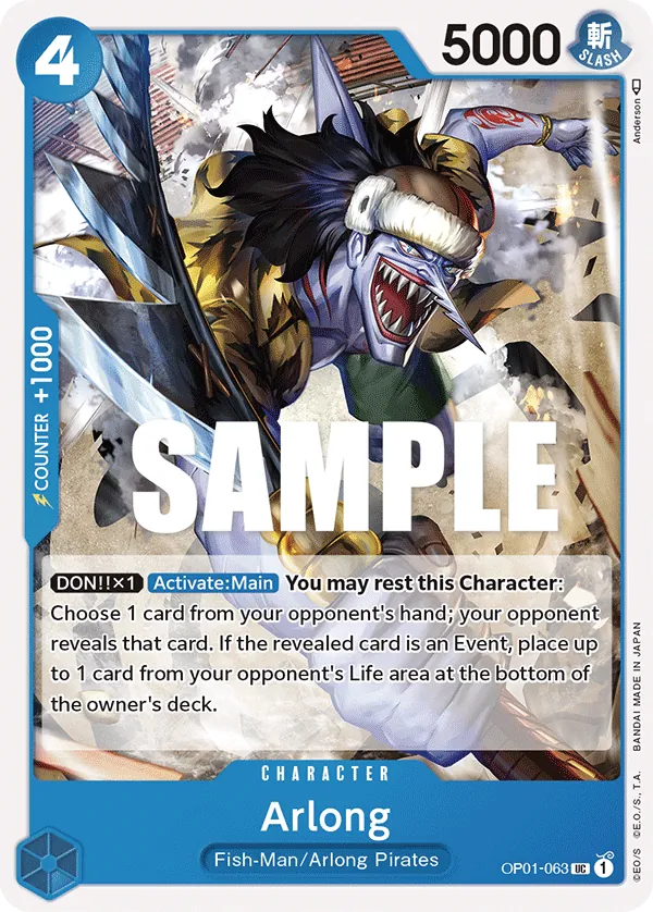Arlong OP01-063 Normal