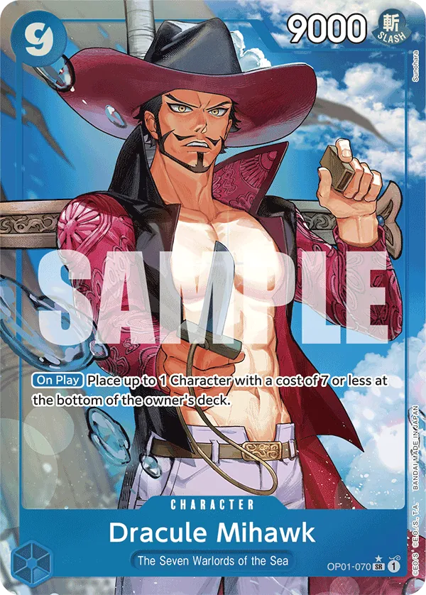 Dracule Mihawk OP01-070 Alternate Art
