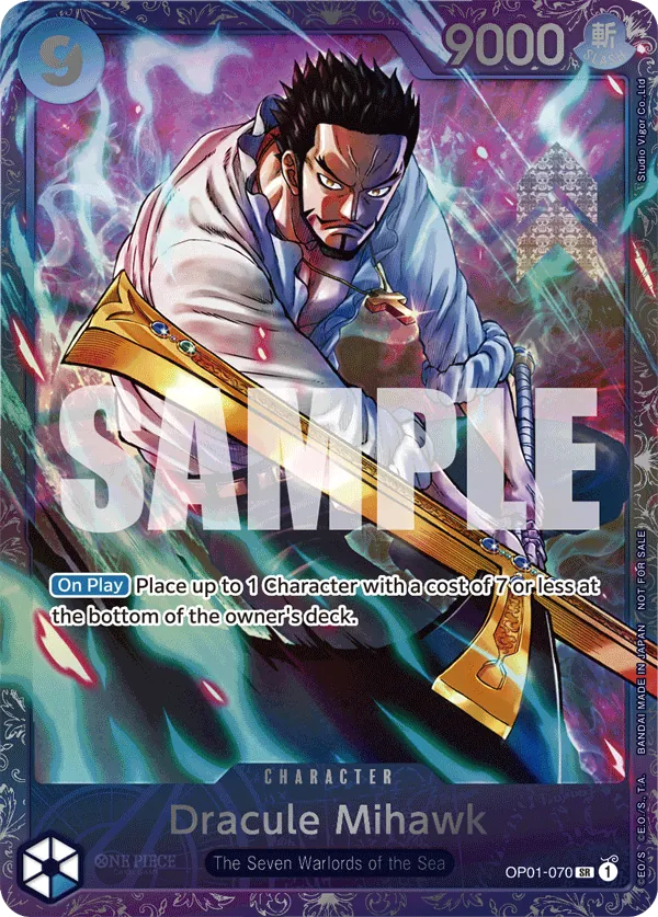 Dracule Mihawk OP01-070 Alternate Art