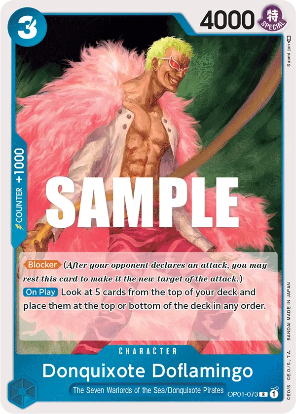 Donquixote Doflamingo OP01-073 Reprint