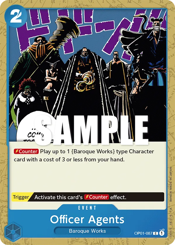 Officer Agents OP01-087 Normal