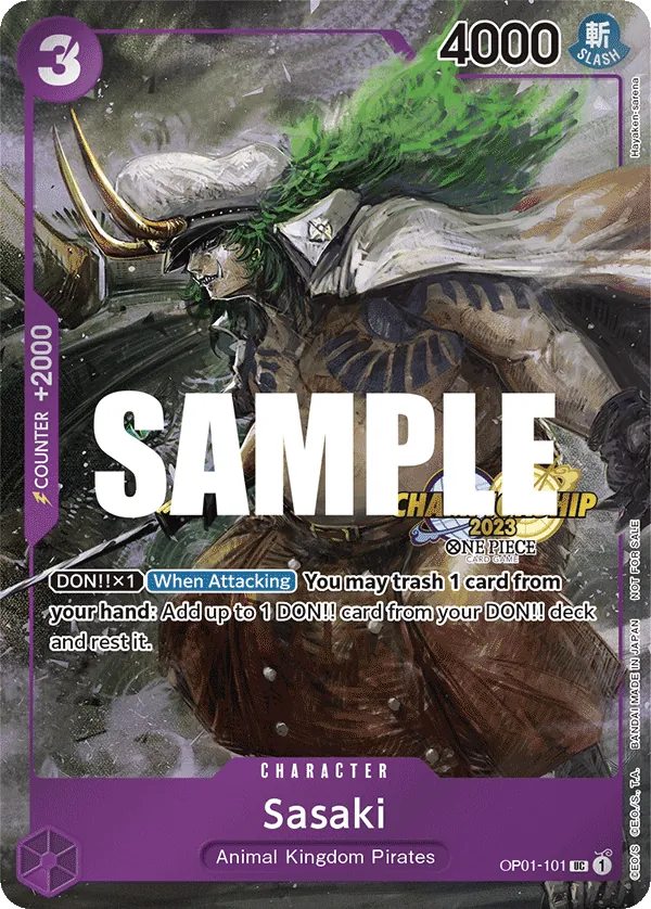 Sasaki OP01-101 Alternate Art