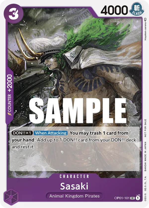 Sasaki OP01-101 Alternate Art