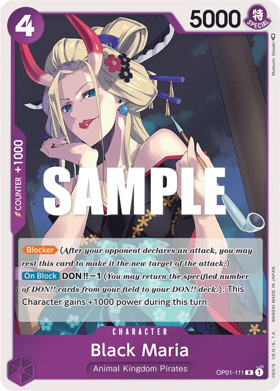 Black Maria OP01-111 Normal