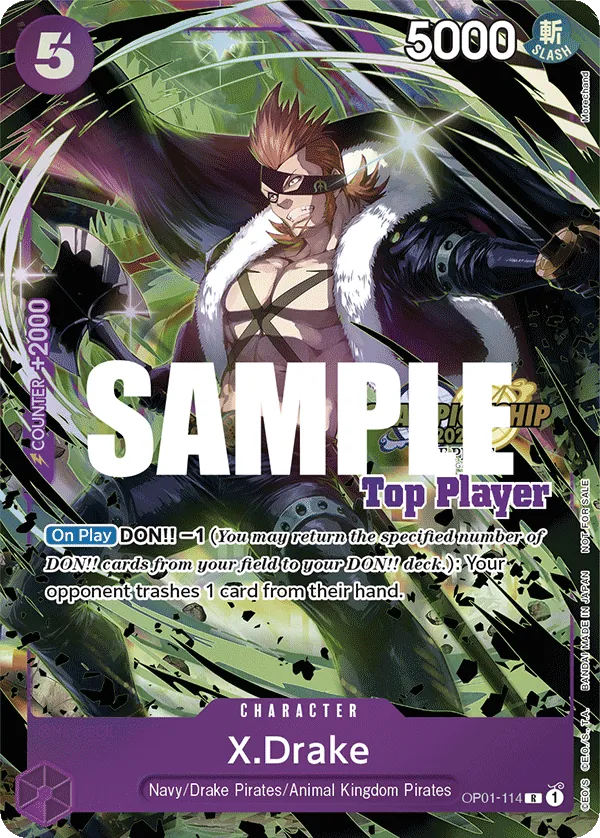 X.Drake OP01-114 Alternate Art