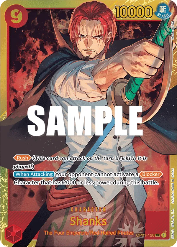 Shanks OP01-120 Normal