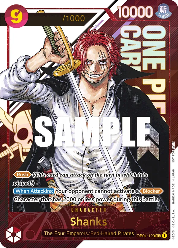 Shanks OP01-120 Alternate Art