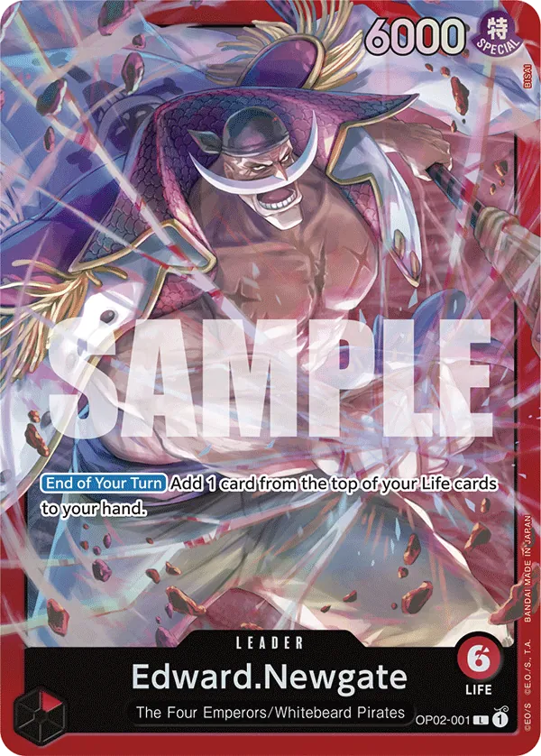 Edward.Newgate OP02-001 Alternate Art