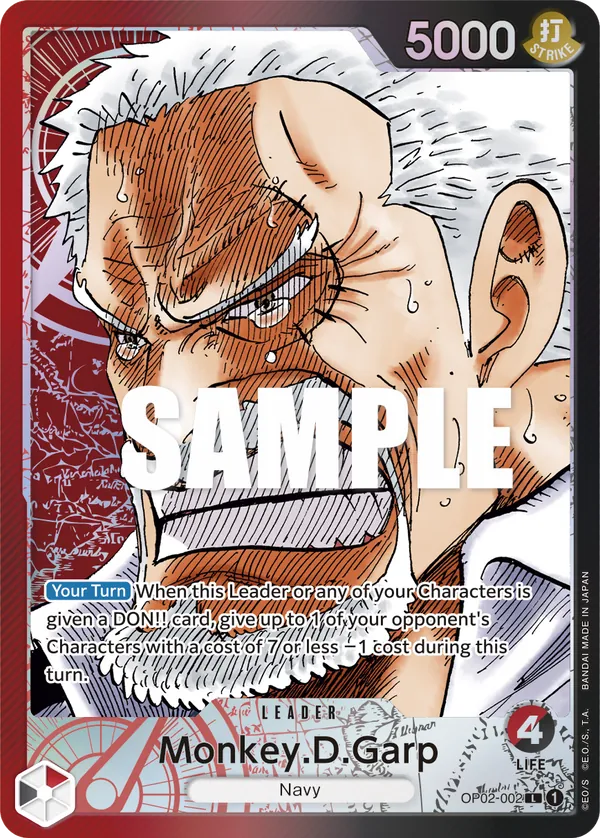 Monkey.D.Garp OP02-002 Parallel