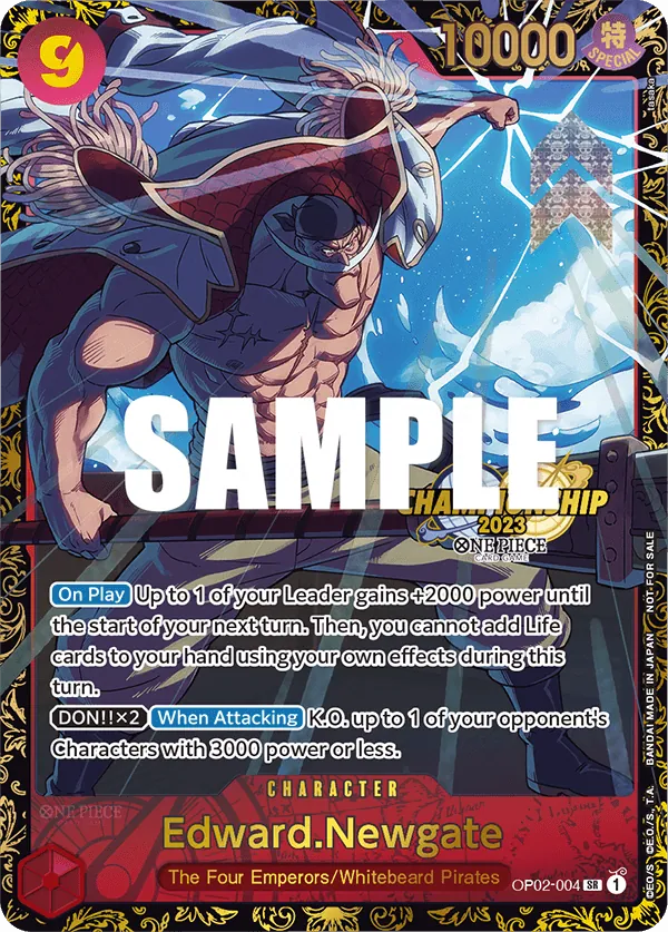 Edward.Newgate OP02-004 Alternate Art