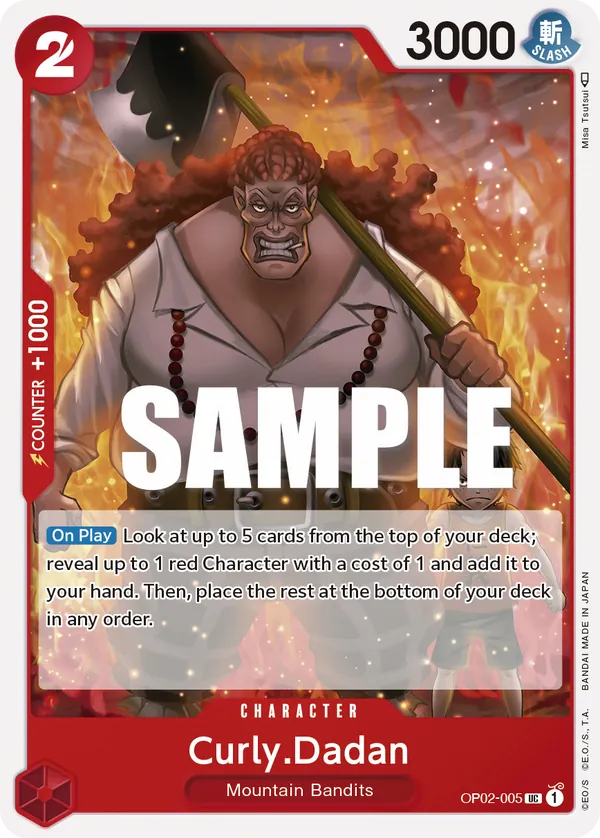 Curly.Dadan OP02-005 Reprint