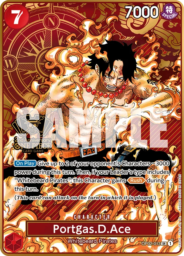 Portgas.D.Ace OP02-013 Alternate Art