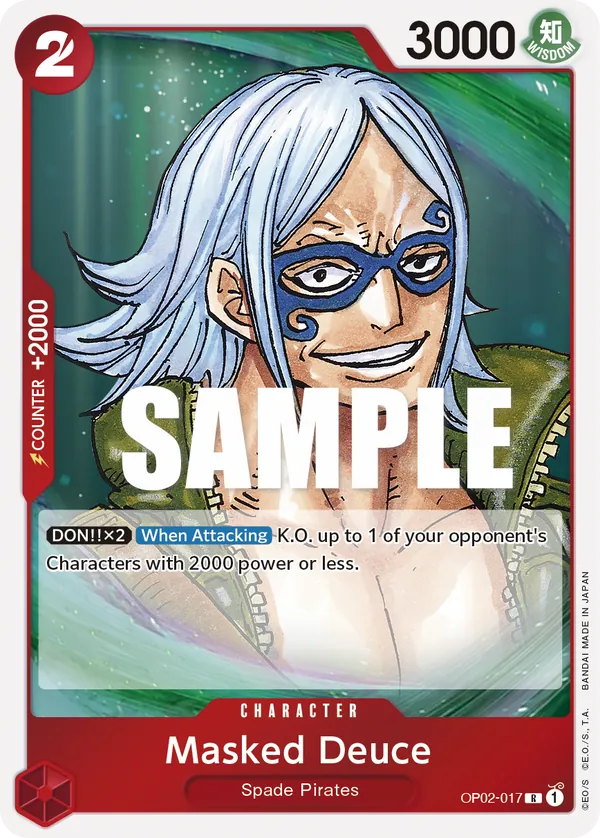 Masked Deuce OP02-017 Normal