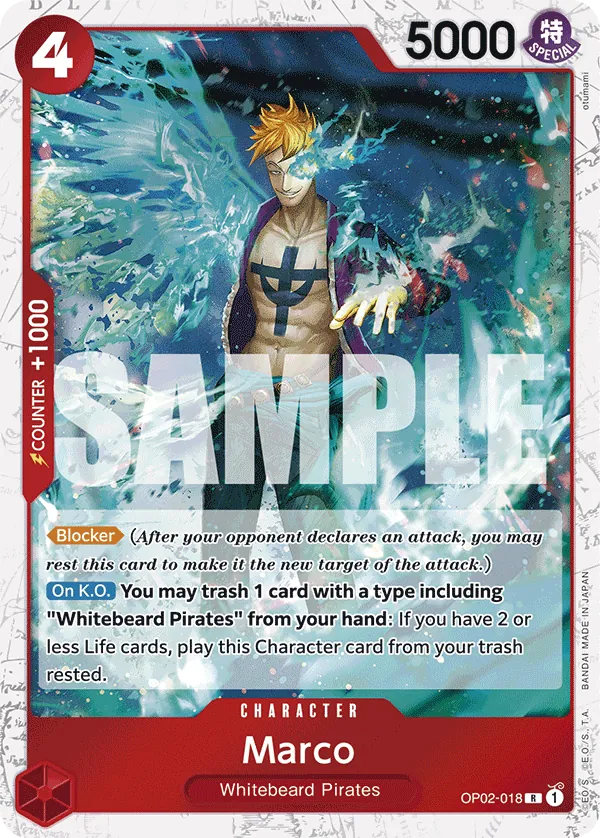 Marco OP02-018 Pirate Foil