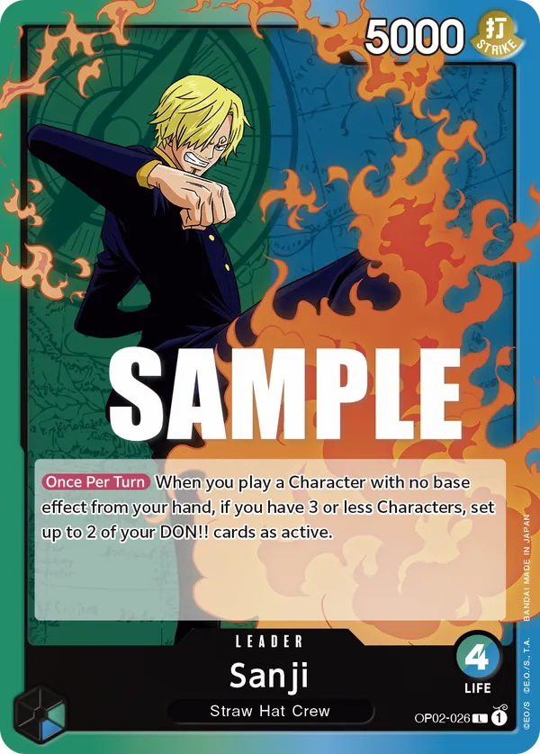 Sanji OP02-026 Normal
