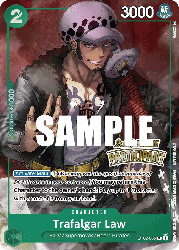Trafalgar Law OP02-035 Alternate Art