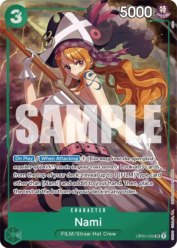 Nami OP02-036 Alternate Art