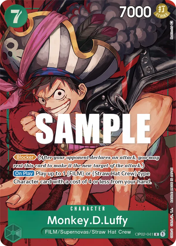 Monkey.D.Luffy OP02-041 Parallel