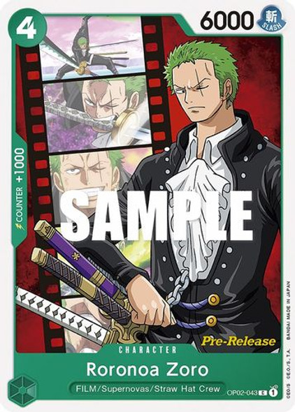 Roronoa Zoro OP02-043 Normal