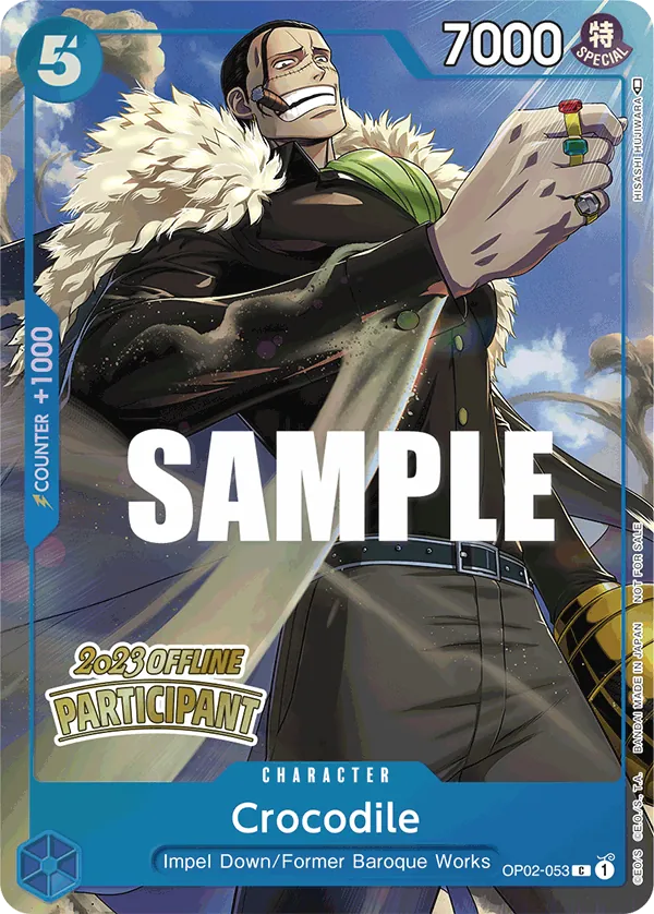 Crocodile OP02-053 Alternate Art