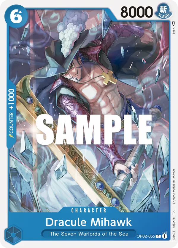 Dracule Mihawk OP02-055 Normal