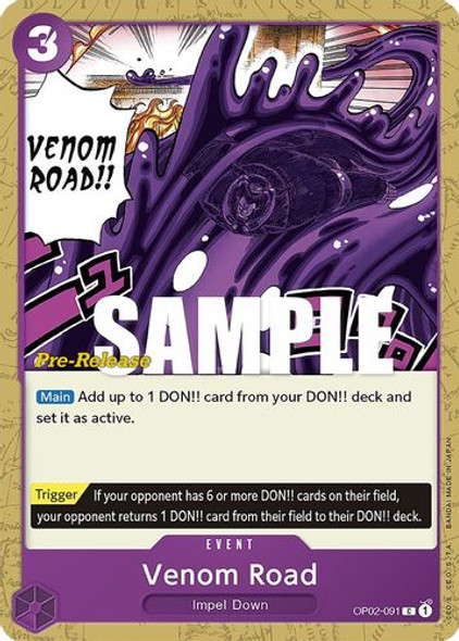 Venom Road OP02-091 Normal