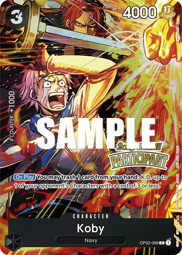 Koby OP02-098 Alternate Art