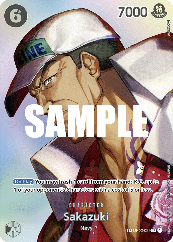 Sakazuki OP02-099 Alternate Art