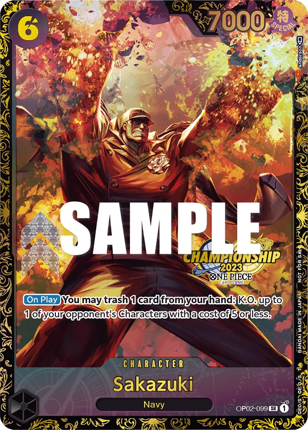 Sakazuki OP02-099 Alternate Art