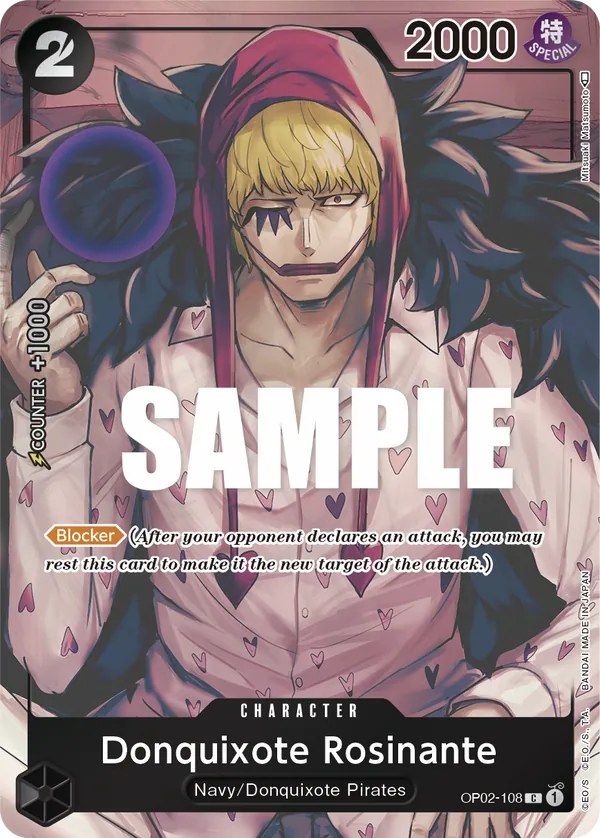 Donquixote Rosinante OP02-108 Full Art